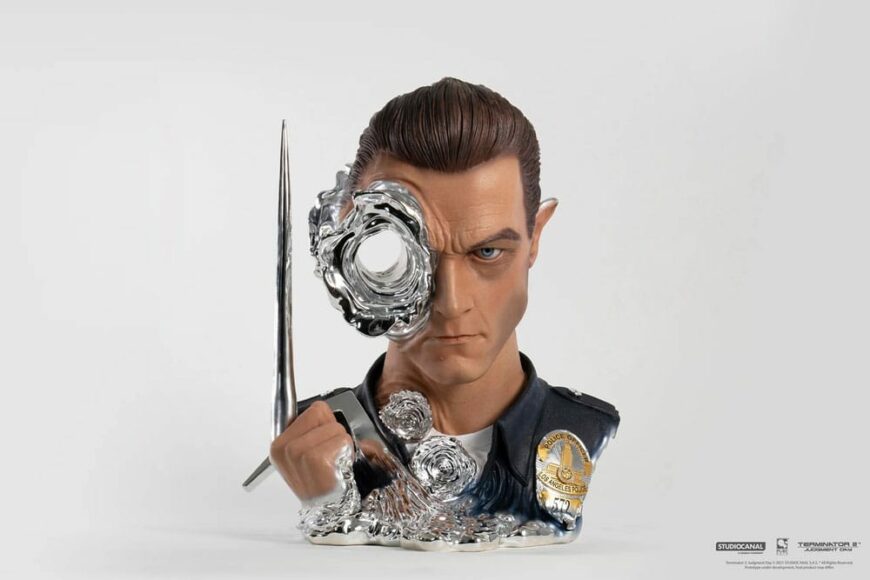 PURE ARTS T-1000 Art Mask Painted Deluxe Version Replica