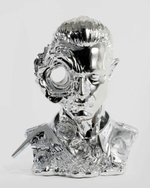 Terminator Liquid PURE ARTS Replica 1/1 T-1000 Art Mask Metal