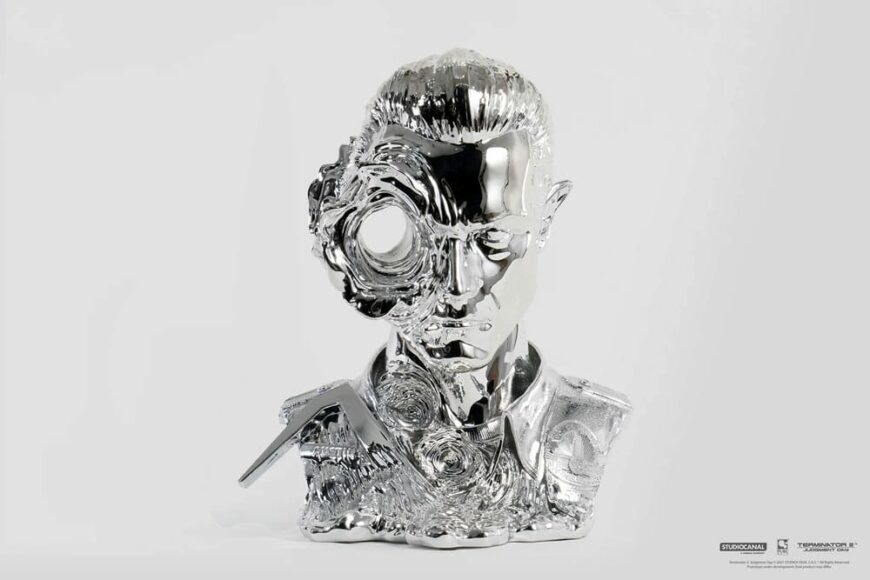 Terminator Liquid PURE ARTS Replica 1/1 T-1000 Art Mask Metal