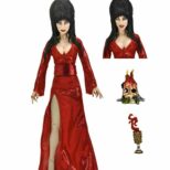 NECA Elvira Mistress of the Dark Clothed Action Figure Red, Fright, and Boo.