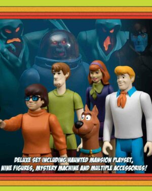 Scooby-Doo Friends & Foes Deluxe Boxed Set Mezco Toyz. Questo cofanetto deluxe include 9 personaggi tutti con i loro accessori unici.