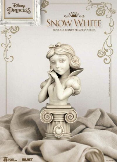 Biancaneve Disney Princess Series PVC Bust Snow White 15 cm Beast Kingdom. With a classic Roman design, each bust includes an exclusive.