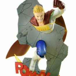 Statue My Hero Academia Mirio Togata Hero Suits Ver. 22 cm, this is the DX Ver. with replacement wall parts and a face magnet.