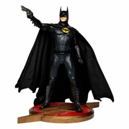 Batman Keaton DC Direct The Flash Statue Batman. "When Barry Allen arrives in an alternate 2013, he urgently seeks out the expertise of his friend