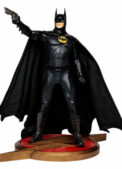 Batman Keaton DC Direct The Flash Statue Batman. "When Barry Allen arrives in an alternate 2013, he urgently seeks out the expertise of his friend