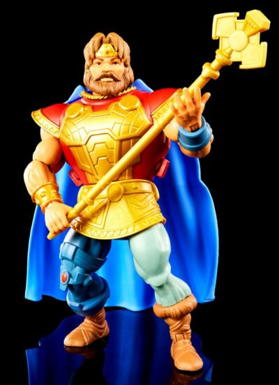 Young Randor MOTU Masters of the Universe Origins Action Figure. It stands approx. 14 cm tall and comes with accessories in a blister card.