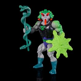 Snake Face Mattel Masters of the Universe Origins Action Figure Mattel. It stand approx. 14 cm tall and comes with accessories in a window box packaging.