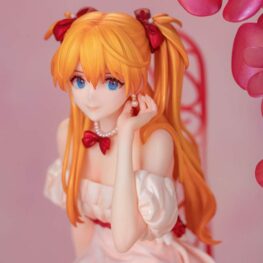 Evangelion PVC Statue 1/7 Asuka Shikinami Langley: Whisper of Flower Ver. 22 cm. It stands approx. 22 cm tall and comes with a special base.