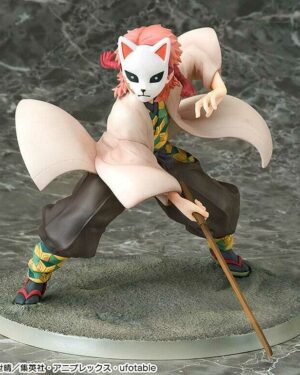 Demon Slayer Kimetsu no Yaiba PVC Statue 1/7 Sabito 15 cm. From the anime series "Demon Slayer: Kimetsu no Yaiba" comes a 1/7 scale figure of Sabito.