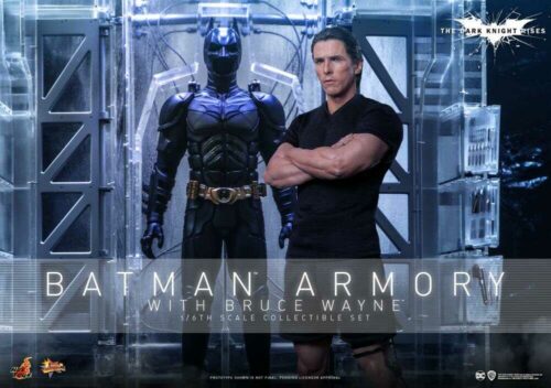 The Dark Knight Rises MMS702 Batman Armory with Bruce Wayne