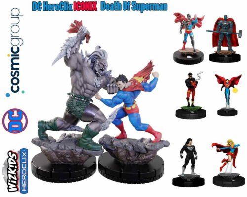 Superman Wizkids Dc Heroclix Iconix: Death Of Superman