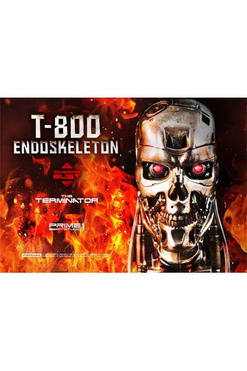 Terminator Bust 1/2 T-800 Endoskeleton Head Prime 1 Studio