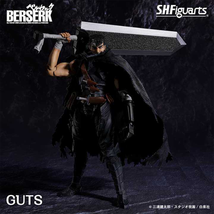 Bandai Berserk Figuarts Bandai Guts Black Swordsman S.H.Figuarts