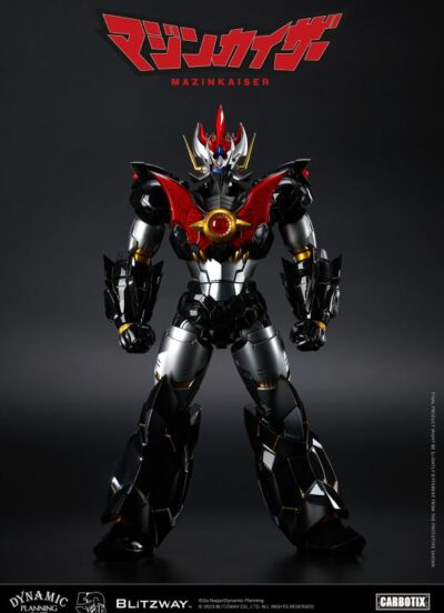 Mazinkaiser Blitzway Carbotix Mazinkaiser is the newest entry in the Carbotix line-up Huge figure, 38 cm in size, full actionMade by ABS, PVC and die-cast.