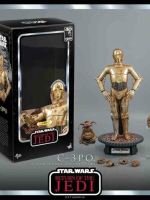 Star Wars C-3PO 1:6 Return of the Jedi 40th Anniversary Festeggia il 40° anniversario di Star Wars: Il ritorno dello Jedi con il classico C-3PO.