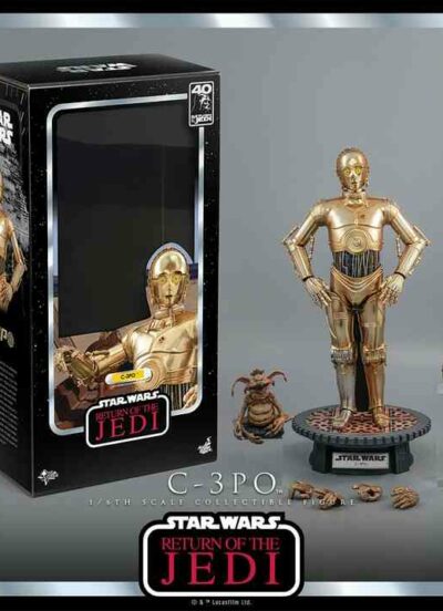 Star Wars C-3PO 1:6 Return of the Jedi 40th Anniversary Festeggia il 40° anniversario di Star Wars: Il ritorno dello Jedi con il classico C-3PO.