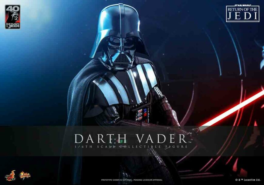 Darth Vader Hot Toys Star Wars: Return of the Jedi 40th Anniversary. Questa splendida action figure di Star Wars sarà una parte incredibile della tua