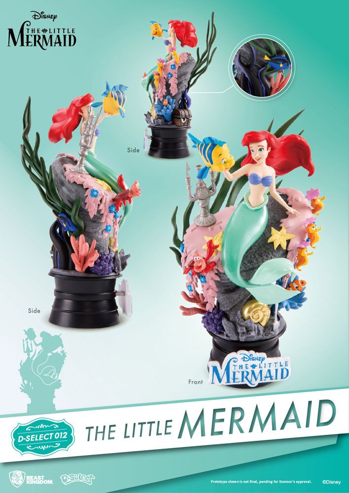 D-Select Beast Kingdom The Little Mermaid La Sirenetta Diorama