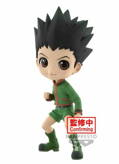 Statue Hunter × Hunter Q Posket PVC Statue Gon Freecss (Ver. A) From the anime series "Hunter x Hunter" comes this PVC statue. It stands approx. 14 cm tall.