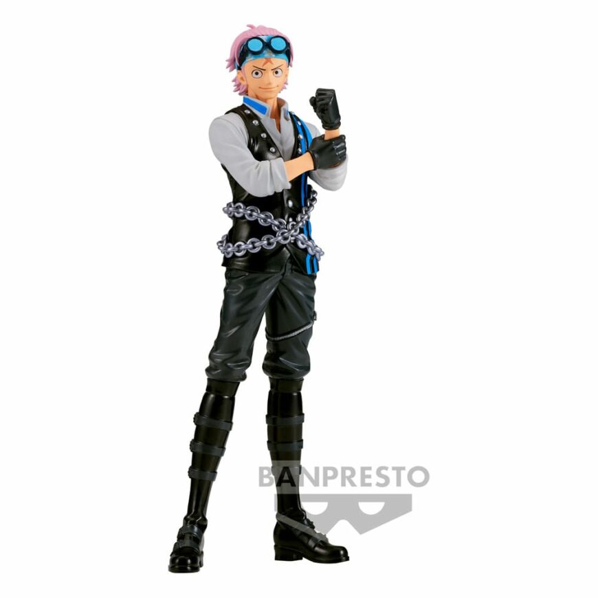 One Piece Film Red The Grandline Series PVC Statue Koby 17 cm. From the anime film "One Piece Film Red" comes this PVC statue. It stands approx. 17 cm tall.