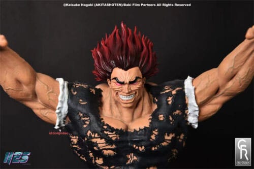 Baki 1/6 Yujiro Hanma Statue. Manga started in 1991 in Japan, BAKI is the work of a life drawn and scripted by KEISUKE ITAGAKI. With more than 140 volumes