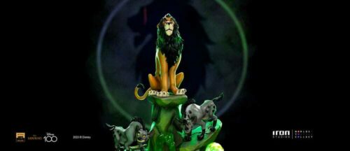 The Lion King Disney Art Scale Deluxe Statue 1/10 Scar Deluxe. Celebrating 100 years of Disney, Iron Studios presents one of the first statues from their