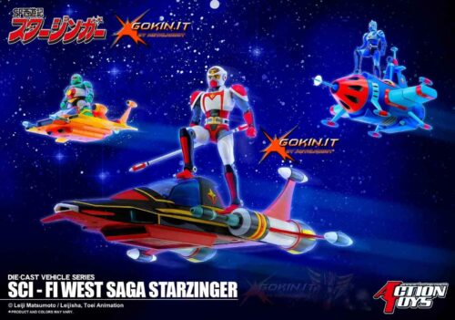 Starzinger Action Toys set Star Chopper Star Bud Starcrow