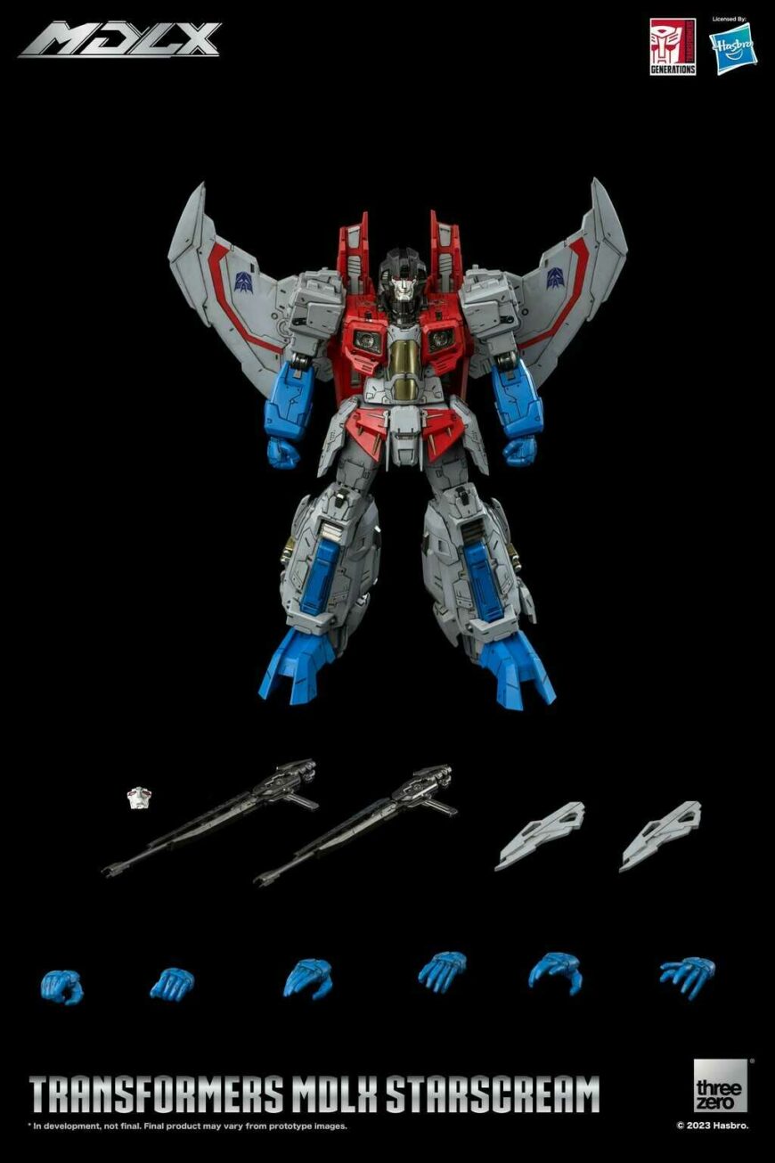 Transformers Starcream Threezero MDLX 8 inch Action Figure