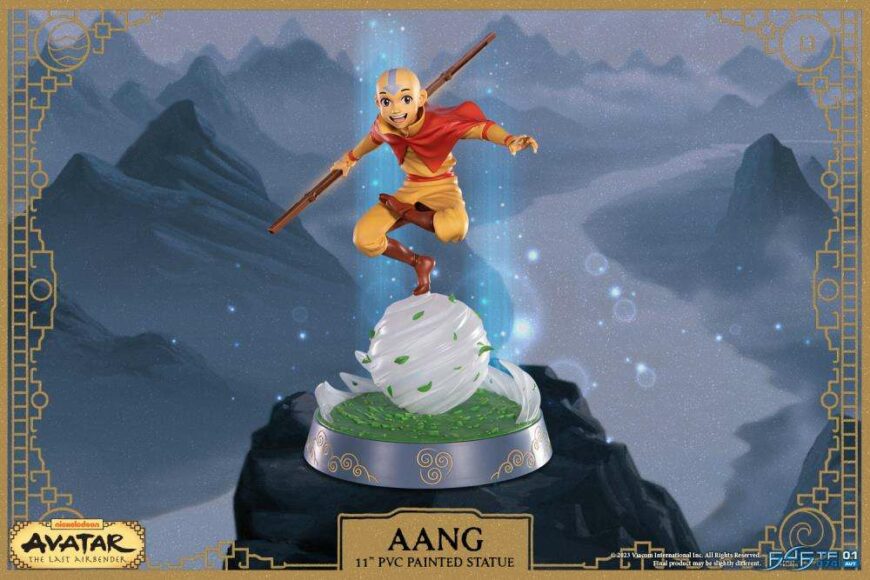 Aang F4F Avatar The Last Airbender Aang 11” Pvc Painted Statue