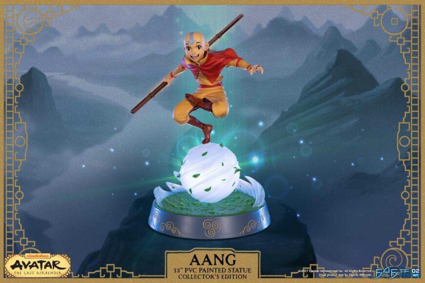 Avatar Aang F4F la leggenda di Aang Pvc Collector Statue
