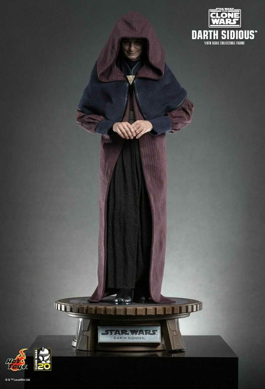 Darth Sidious Hot Toys Star Wars: The Clone Wars Collectible
