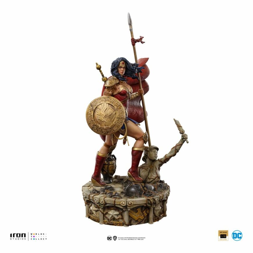 Wonder Woman Iron Studios Unleashed BDS Art Scale Statue 1/10