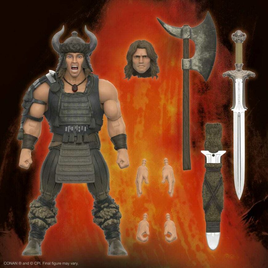 Conan the Barbarian Super7 Action Figure Battle of the Mounds