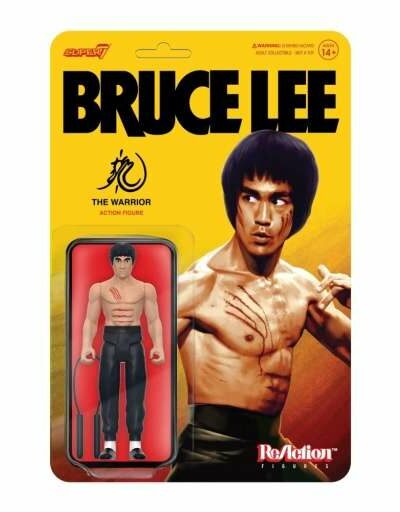 Bruce Lee Super7 Bruce Lee W1 The Warrior Reaction Figure