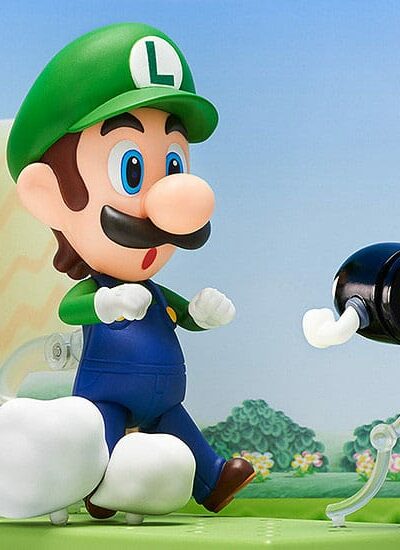 Luigi Super Mario Nendoroid Action Figure Luigi (4ª manche) 10 cm