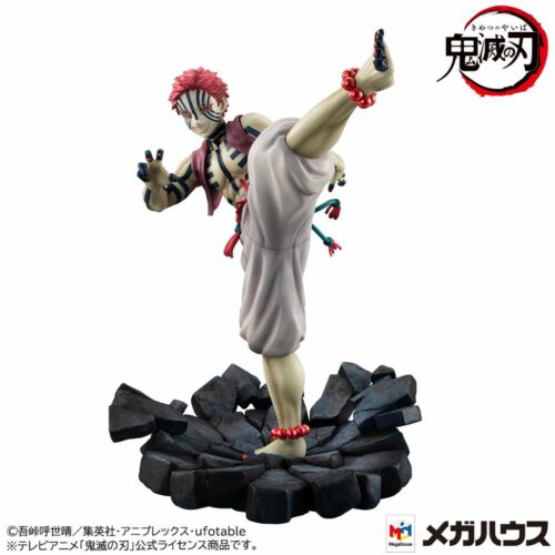 Rank Akaza Megahouse Demon Slayer Upper Gem Statue