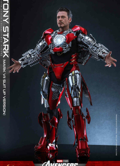 Mark VII Suit-Up Version Hot Toys Marvel The Avengers Tony Stark
