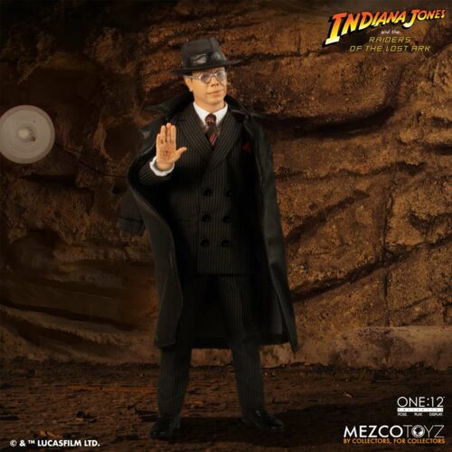 Major Toht Mezco One 12 Collective Major Toht and Ark of the Covenant Deluxe Boxed Set Mezco Toyz