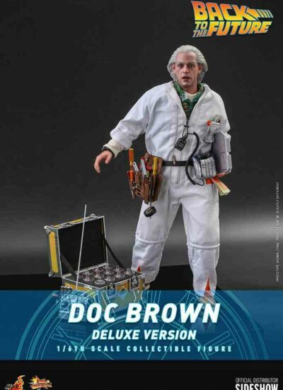 Doc Brown Hot Toys Back To The Future 1/6 (Deluxe Version)