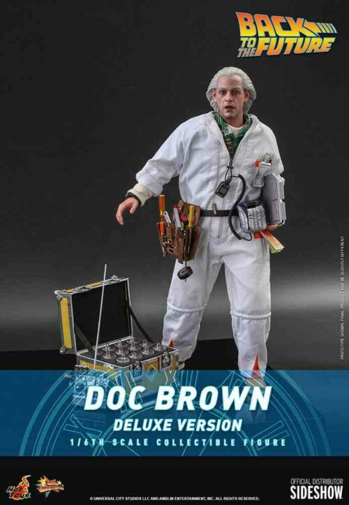 Doc Brown Hot Toys Back To The Future 1/6 (Deluxe Version)