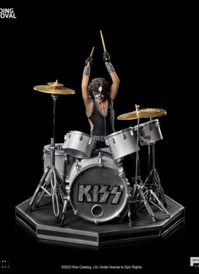 Peter Criss Iron Studios Kiss Art Scale Statue 1/10 Limited Edtition
