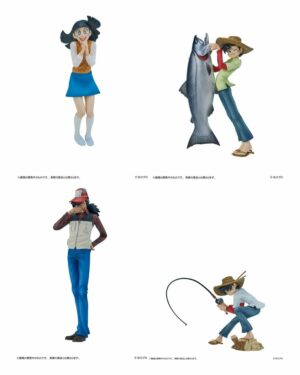 Tsurikichi Sanpei figure Fisherman Sanpei Mini Figures Display (4)