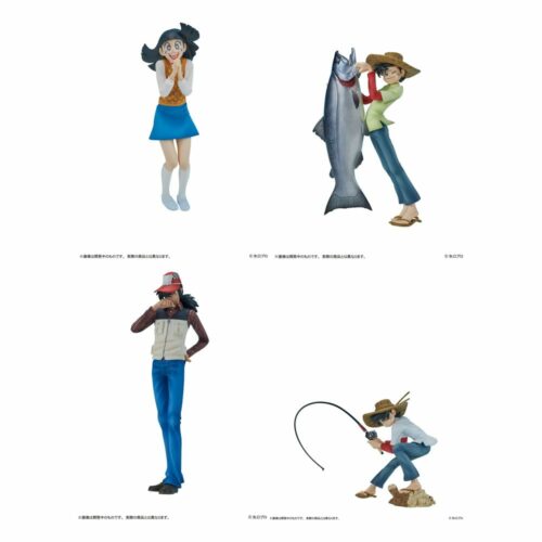 Tsurikichi Sanpei figure Fisherman Sanpei Mini Figures Display (4)