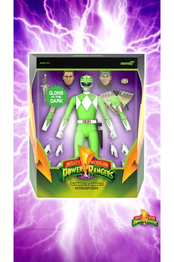 Green Ranger (Glow) Super7 Power Rangers Ultimates Action