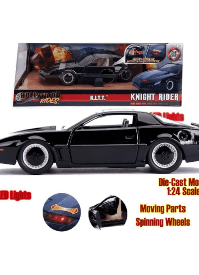 K.I.T.T. Simba Die-Cast Model Knight Rider With Lights 1982 Pontiac Trans Am 1:24