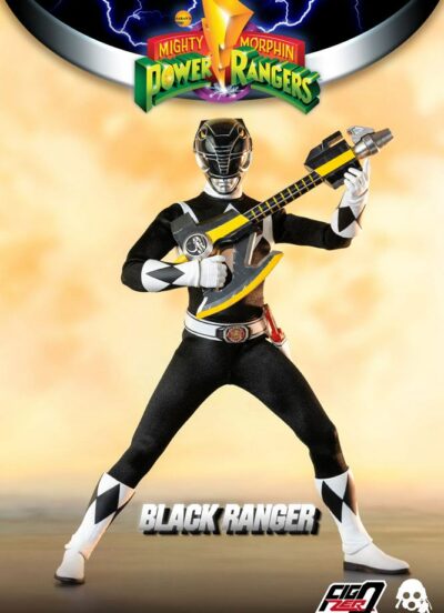 Power Rangers Threezero Black Ranger Mighty Morphin Figure