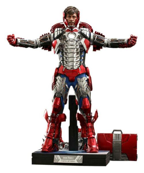Mark V Hot Toys Iron Man 2 Tony Stark Mark V Suit Up Version DX