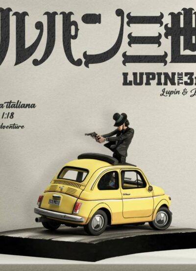 Lupin Jigen Infinite Statue Lupin III L’avventura Italiana 1/18 Statue