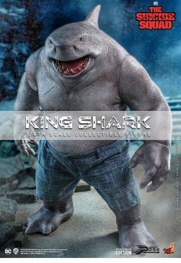 Suicide Squad Movie Masterpiece Action Figure 1/6 King Shark 35 cm HOT TOYS