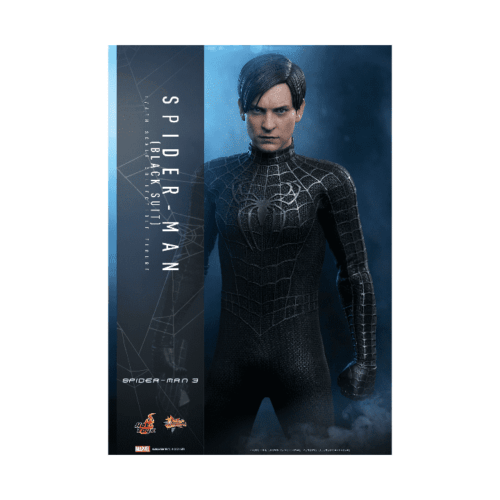 Hot Toys MMS727 Spider-Man 3 Collectible Action Figure 1/6 Spider-Man (Black Suit) 30cm Hot Toys